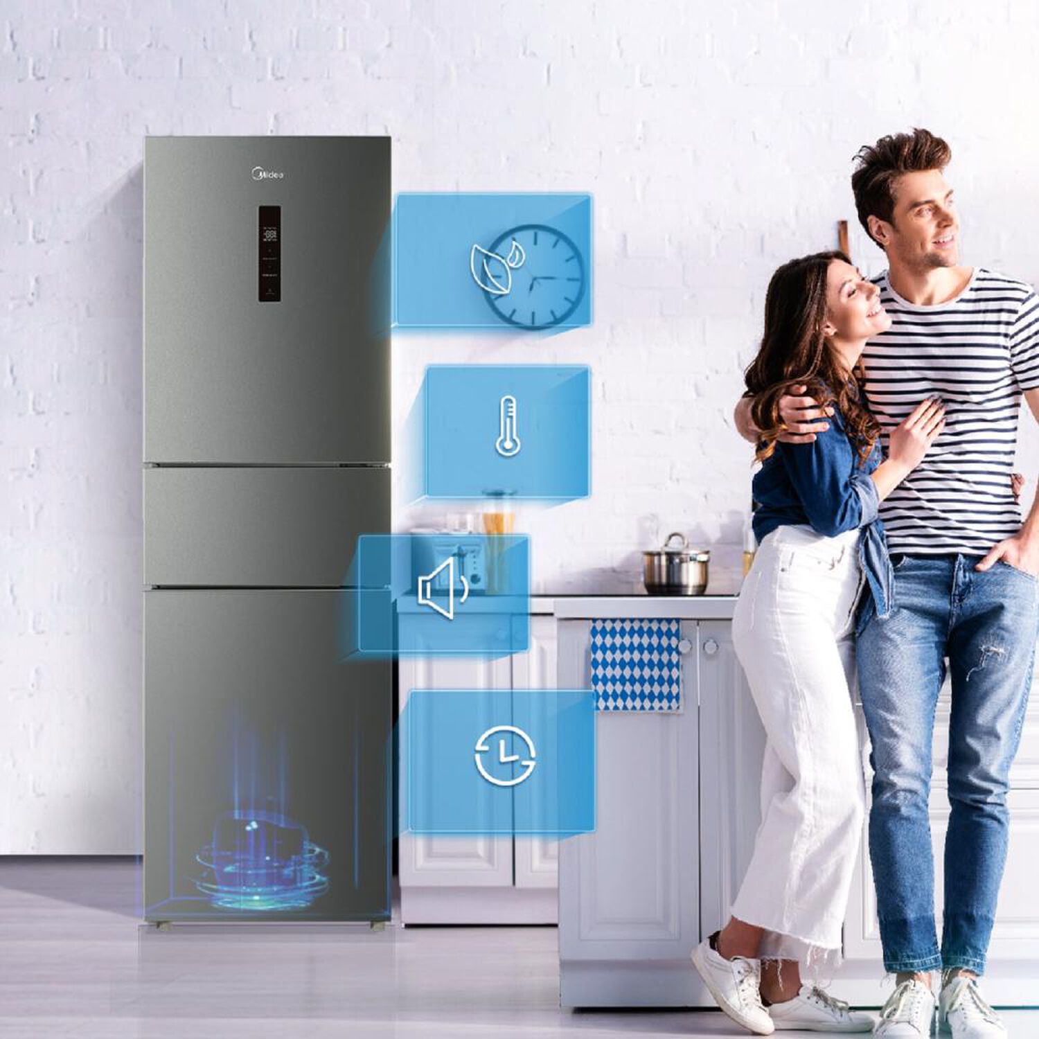 Refrigerador Bottom Freezer Midea MDRB363TDE50IN / No Frost / 263 Litros / C image number 9.0