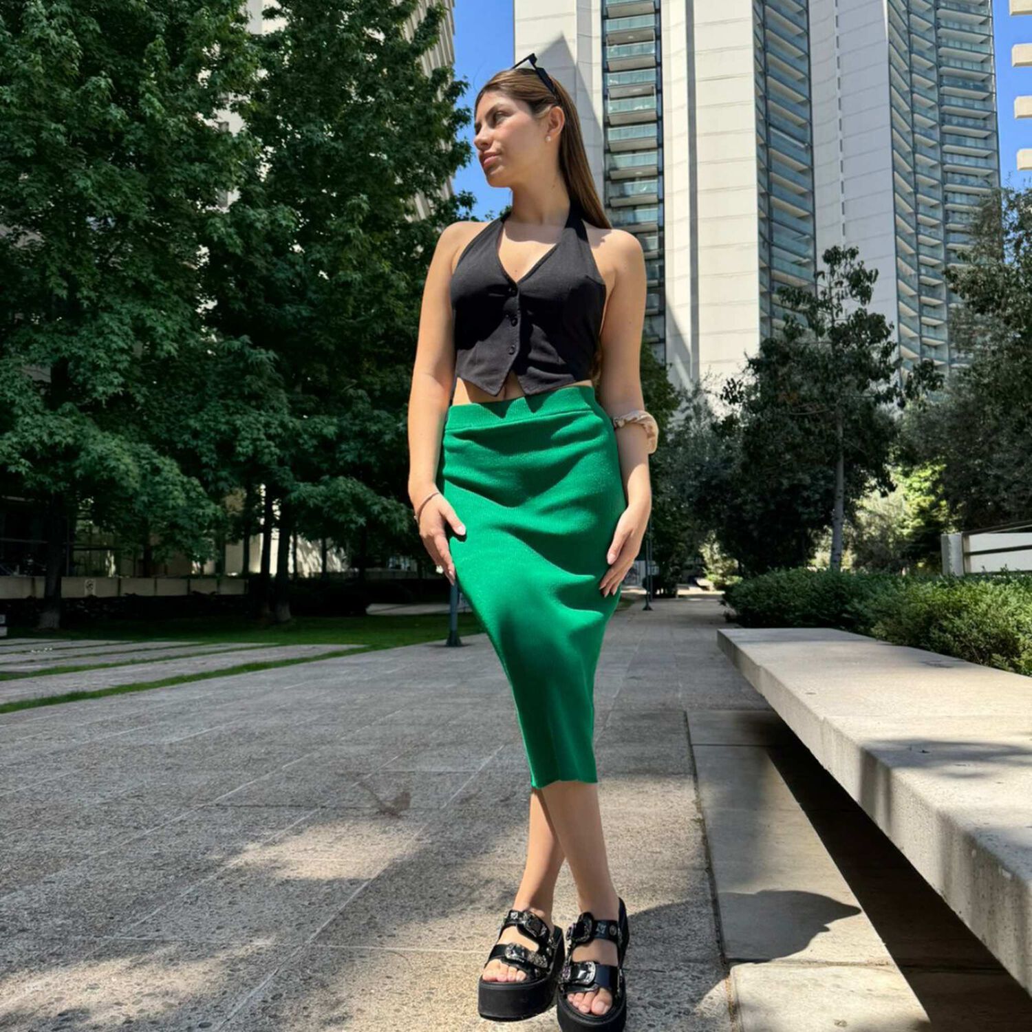 Sandalia Mujer Casual Negro Chalada Way-20 image number 8.0