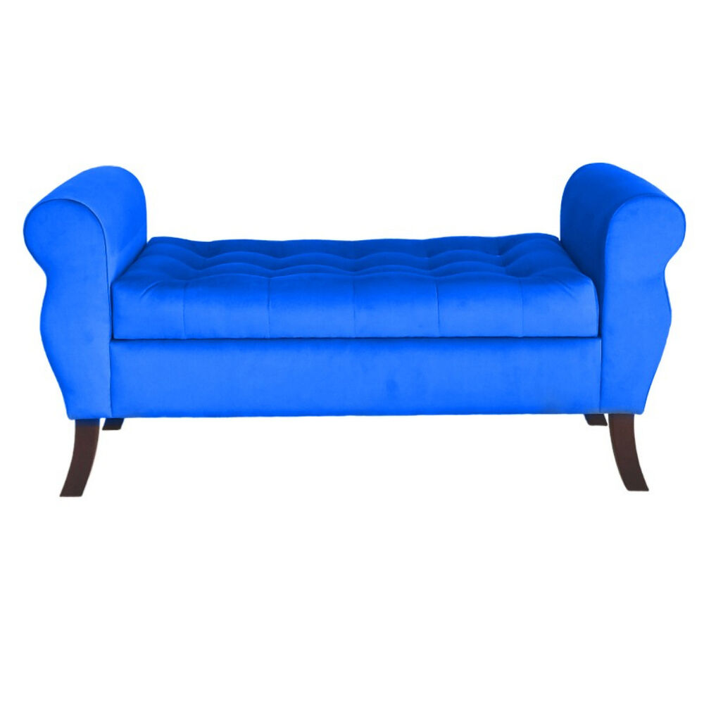Banqueta Baul Diva Color Azul Rey image number 0.0