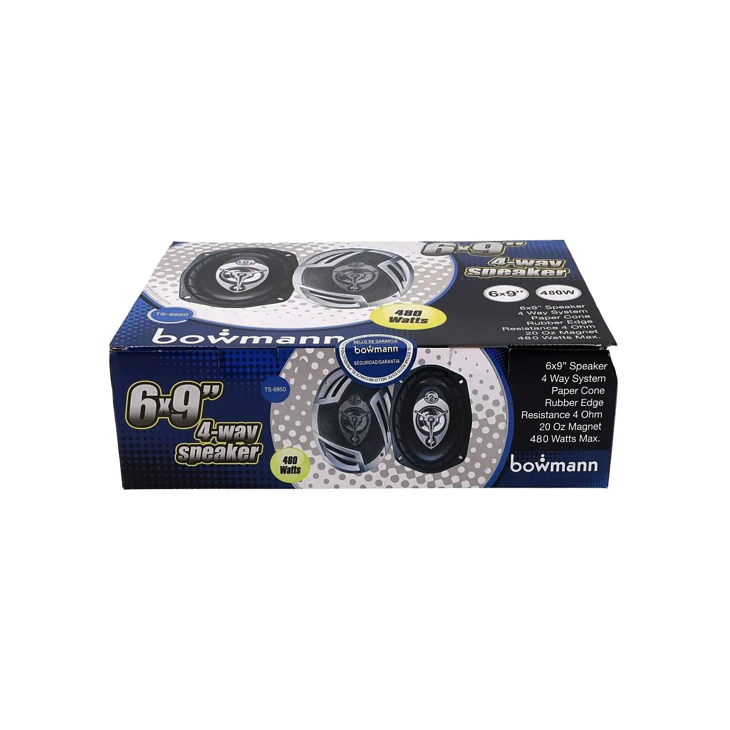 Parlantes 6x9 4 V&iacute;as 480watts Ts-6950 image number 4.0