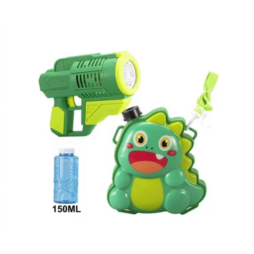 Juguete Lanza Agua Con Mochila Dinosaurio Verde Infantil image number 0.0