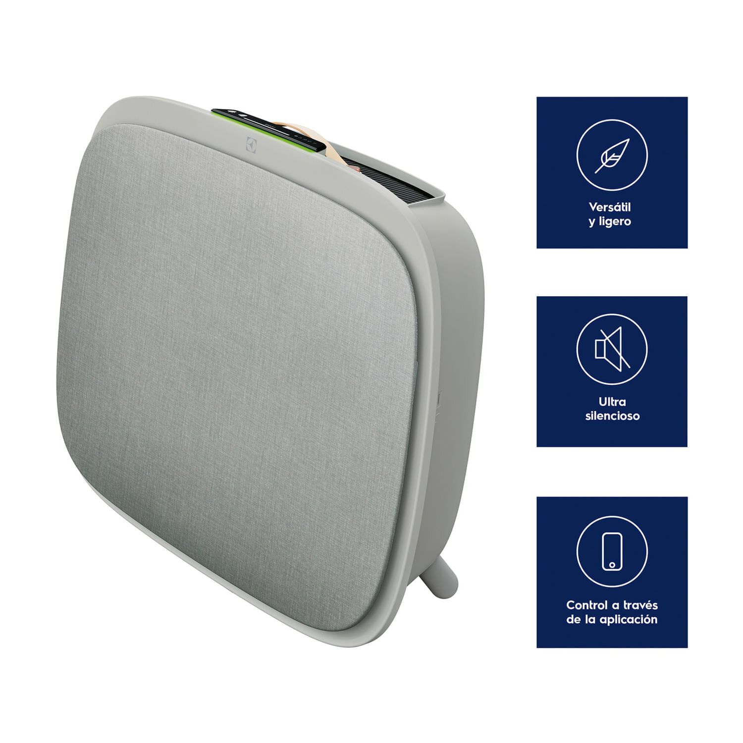 Purificador De Aire Electrolux Ultra Silencioso Well A7 Gris image number 2.0