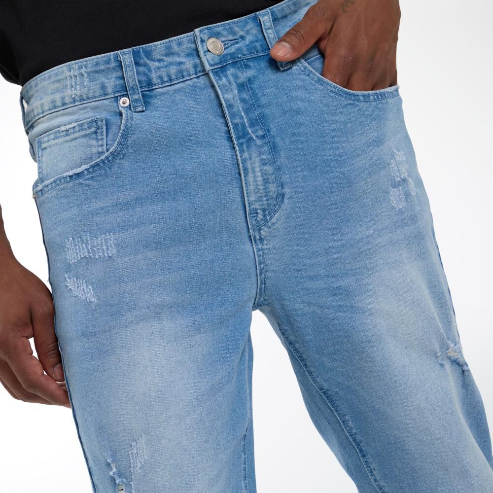Jeans Tiro Medio Regular Hombre Rolly Go image number 4.0