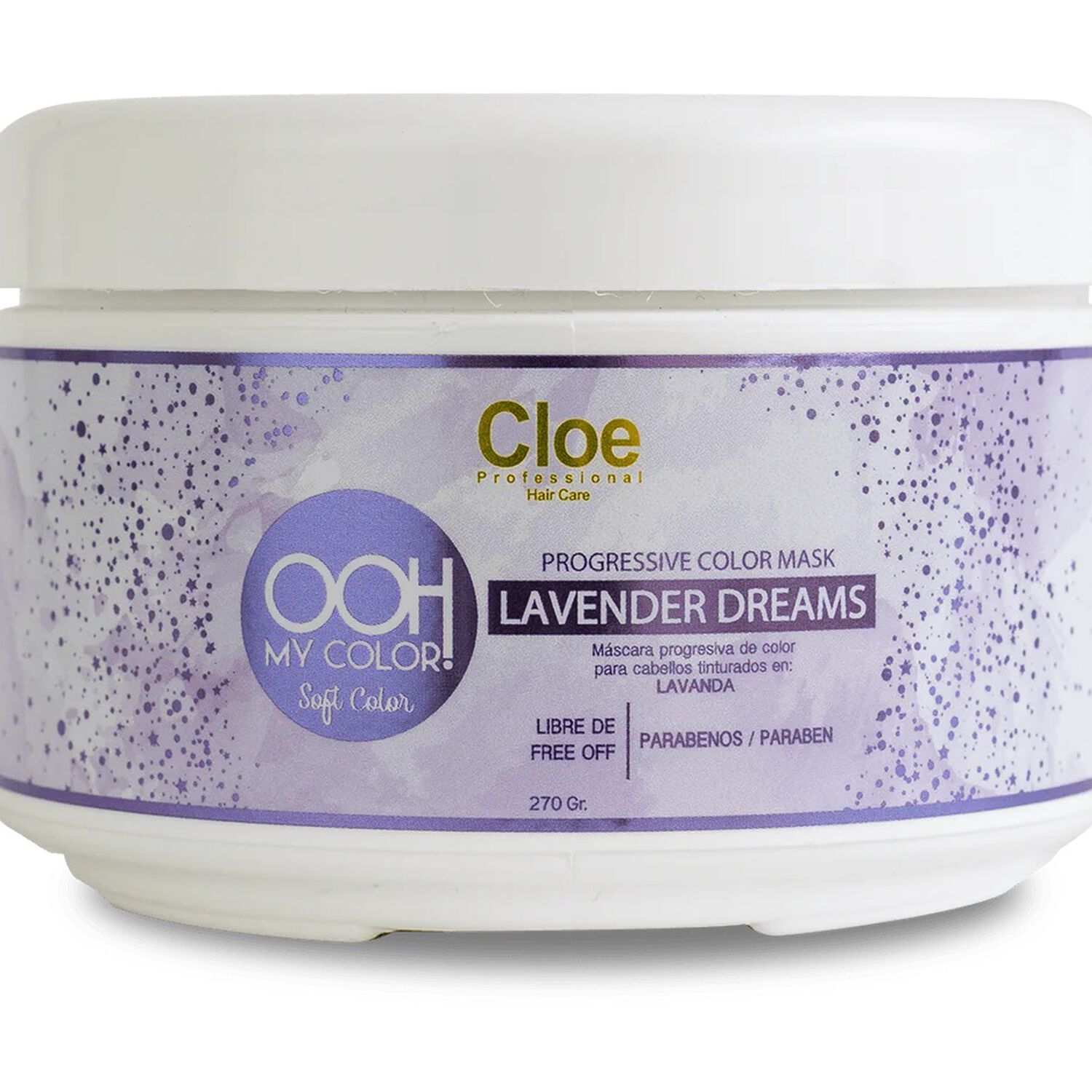 M&aacute;scara Ooh My Color Lavender Dreams Cloe 270gr image number 0.0