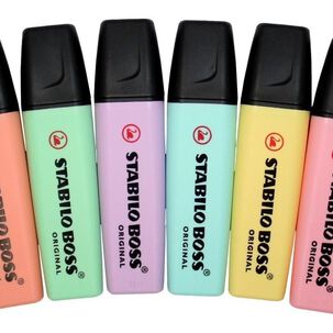 Set 6 Destacadores Stabilo Pasteles