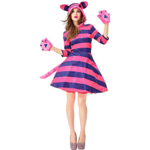 Disfraz Cosplay Gato Cheshire Alicia En El Pais Maravillas