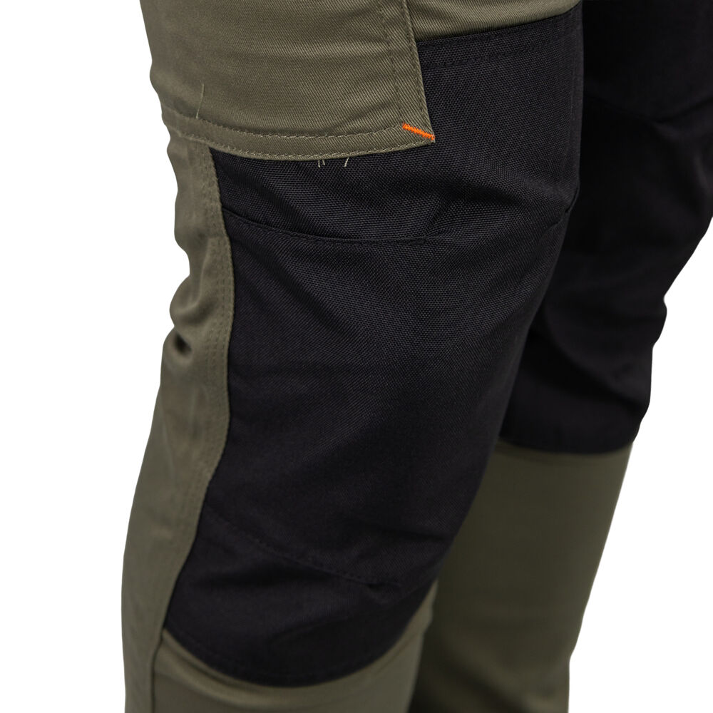 Pantalón Cargo Hw Dakota Spandex Verde Oliva image number 2.0