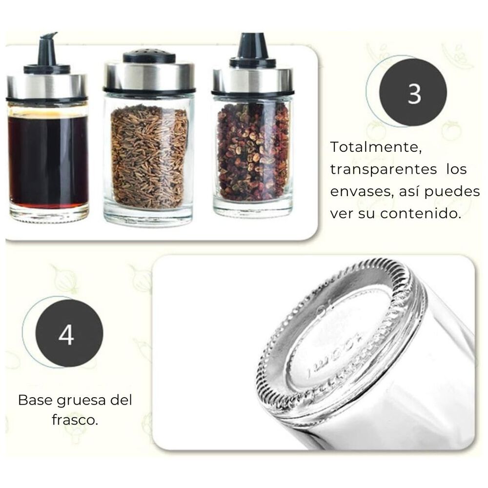 Especiero Giratorio Organizador Para Especias Condimenteros Líquidos Y Sólidos image number 5.0