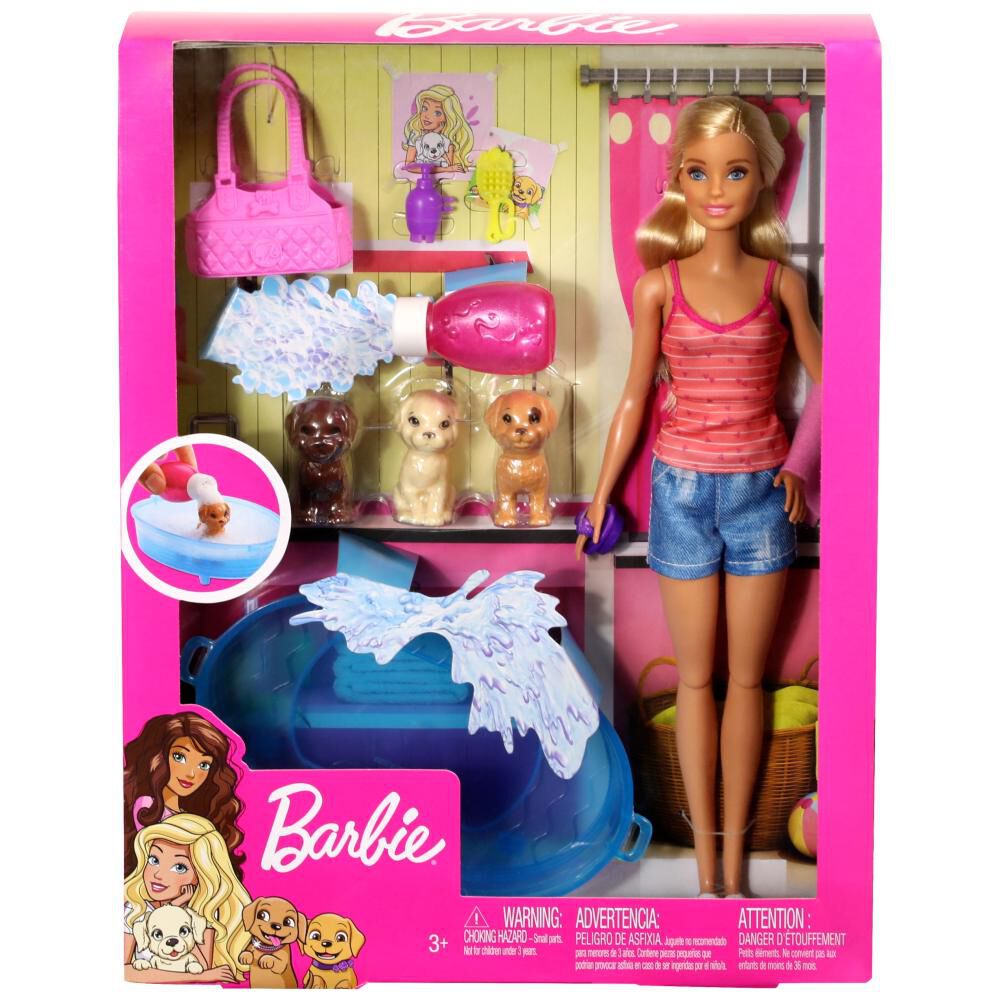 Muñeca Barbie Cuidado De Cachorritos image number 2.0
