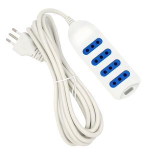 Alargador Electrico 4 Enchufes 5m Sec Colores - Ps