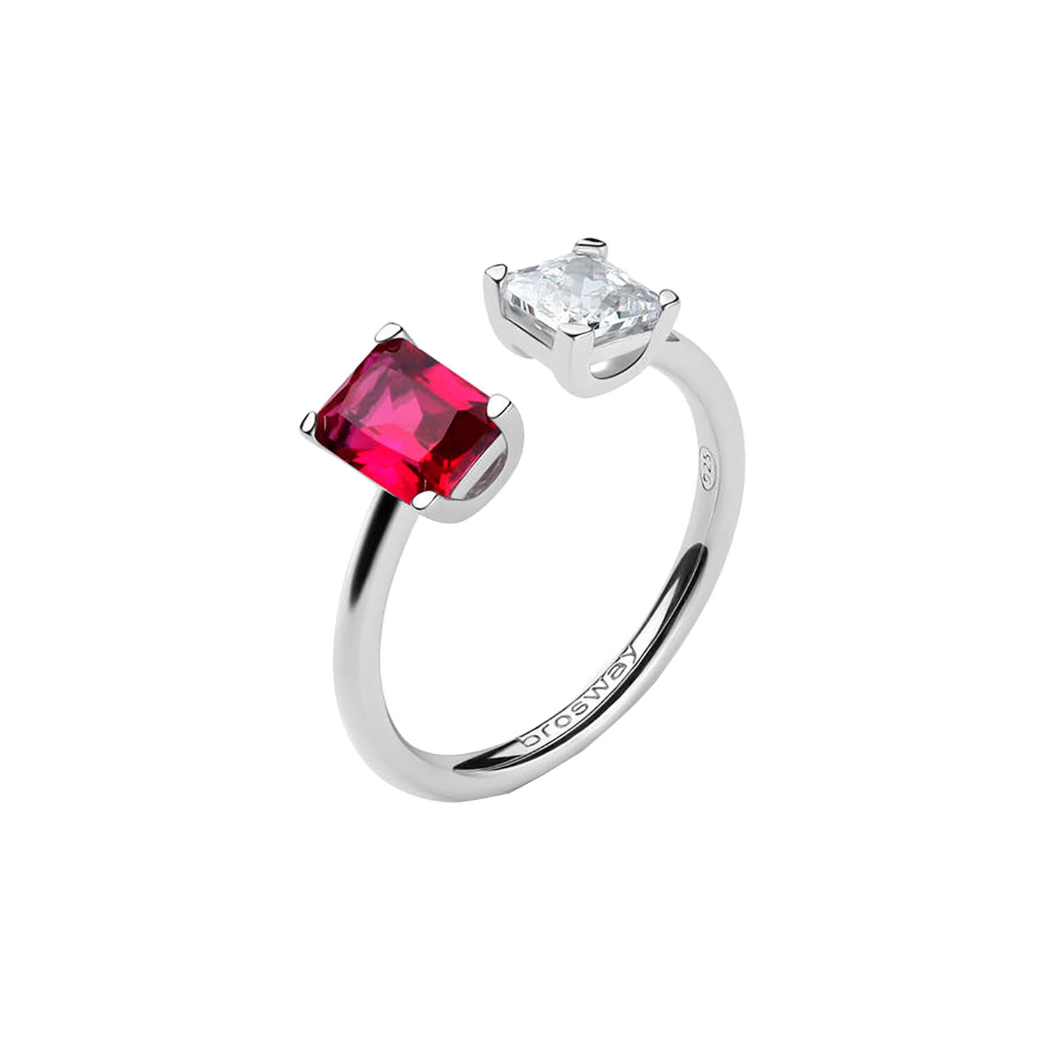 Anillo Brosway Fpr10b Fucsia Mujer image number 0.0