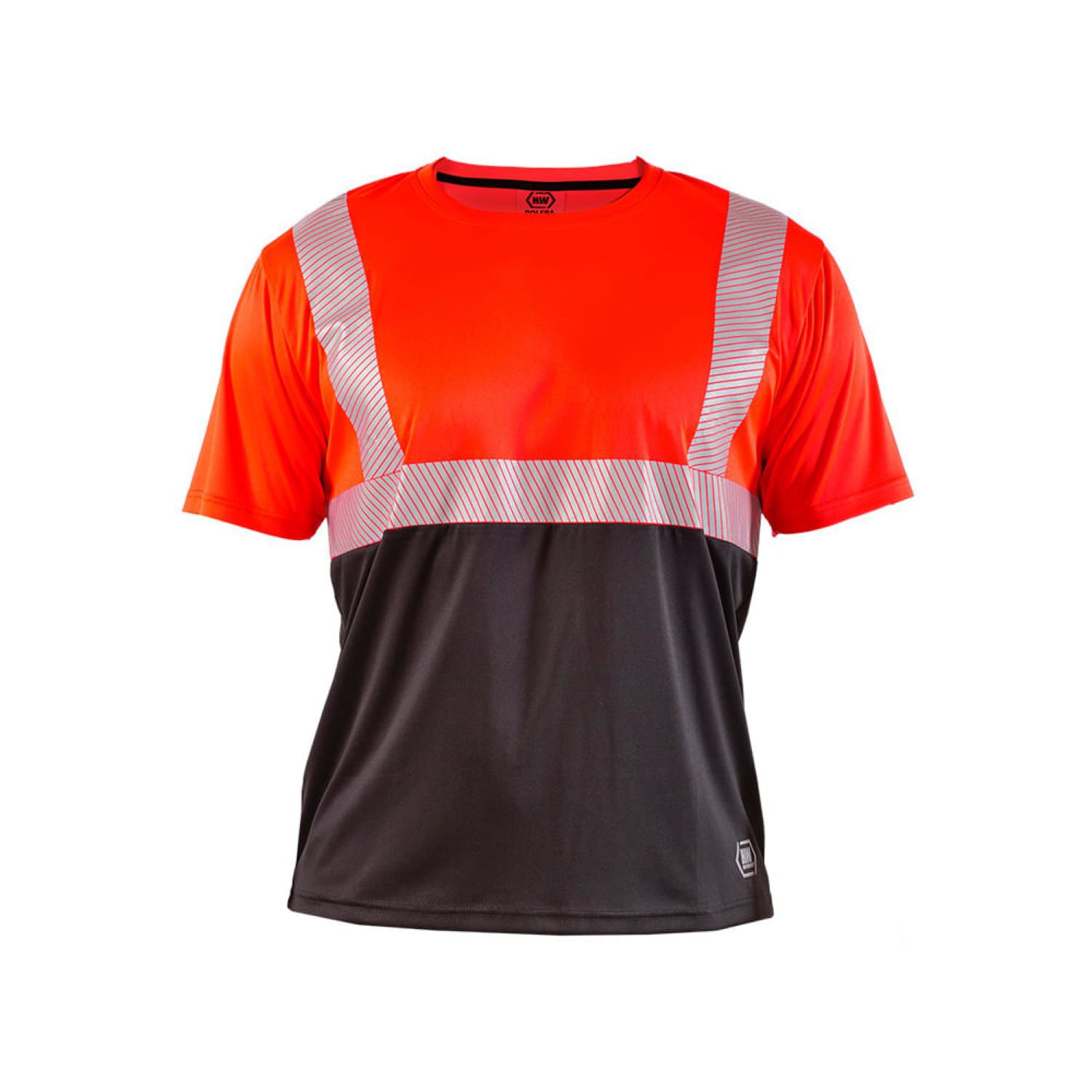 Polera Reflectiva Hw Rojo Fluor Manga Corta image number 0.0