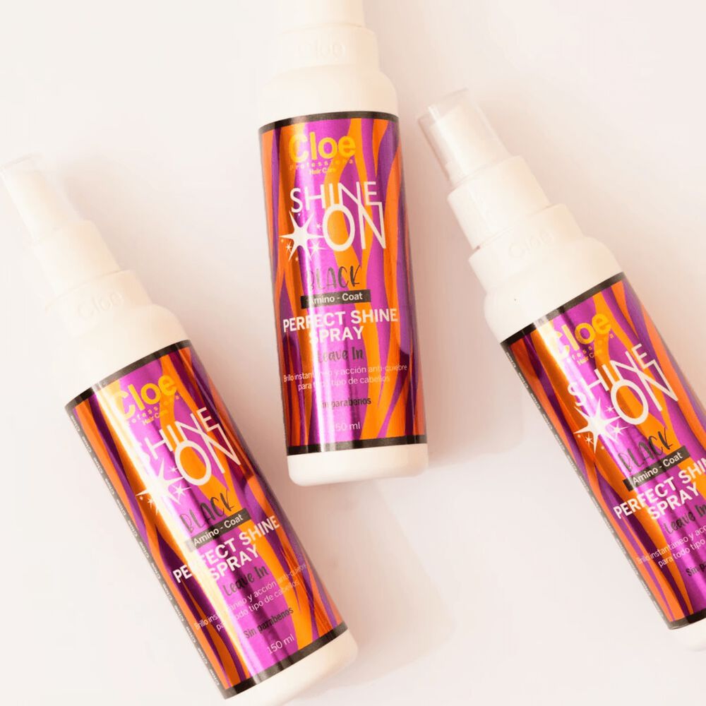 Spray De Brillo Shine On Black Cloe 150ml image number 3.0