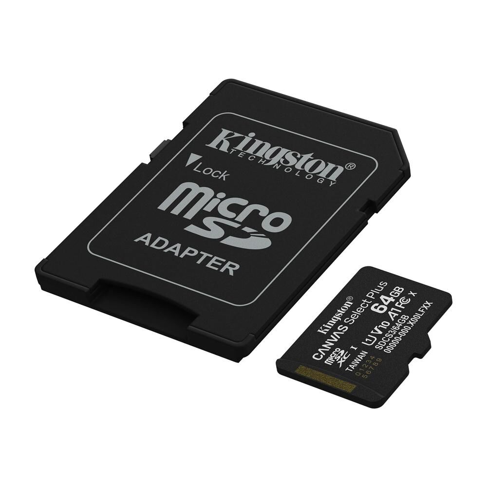Tarjeta De Memoria Kingston Microsd 64gb Canvas Select Plus image number 2.0
