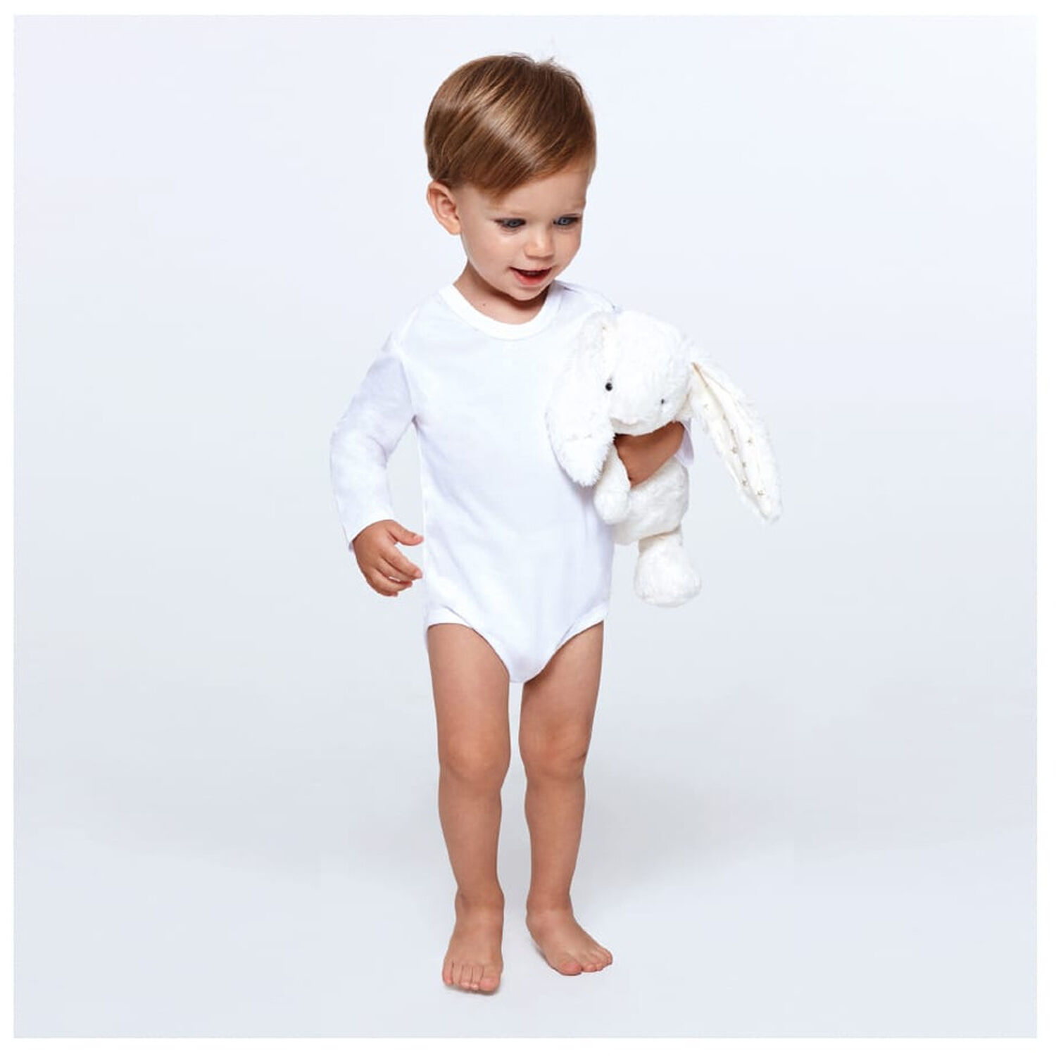 Tripack Body Manga Larga Unisex Blanco Bambino Ropa Bebe image number 1.0
