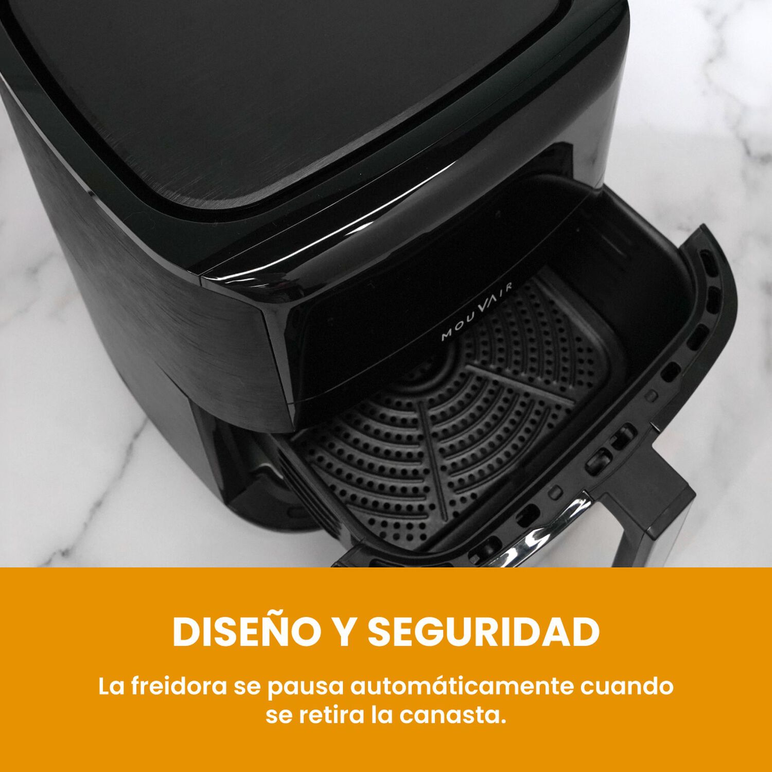 Freidora De Aire 7l Mouvair Gourmet image number 5.0