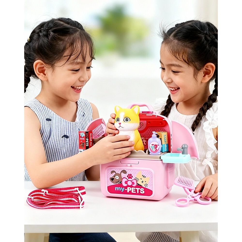 Juguete Set Mochila De Veterinario Gatito Para Ni&ntilde;os image number 3.0