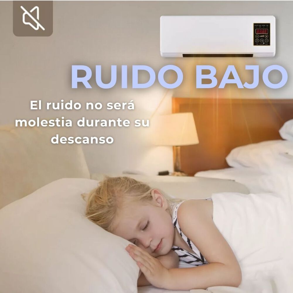 Calefactor Y Ventilador 2 En 1 Portátil Modular Pared Mesa image number 6.0