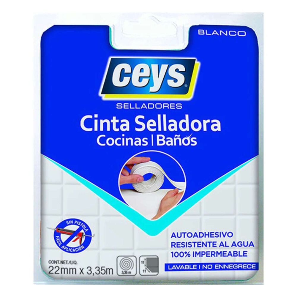 Cinta Sellante Sellaceys Hogar 22mm X 3.35mts - Ceys image number 0.0