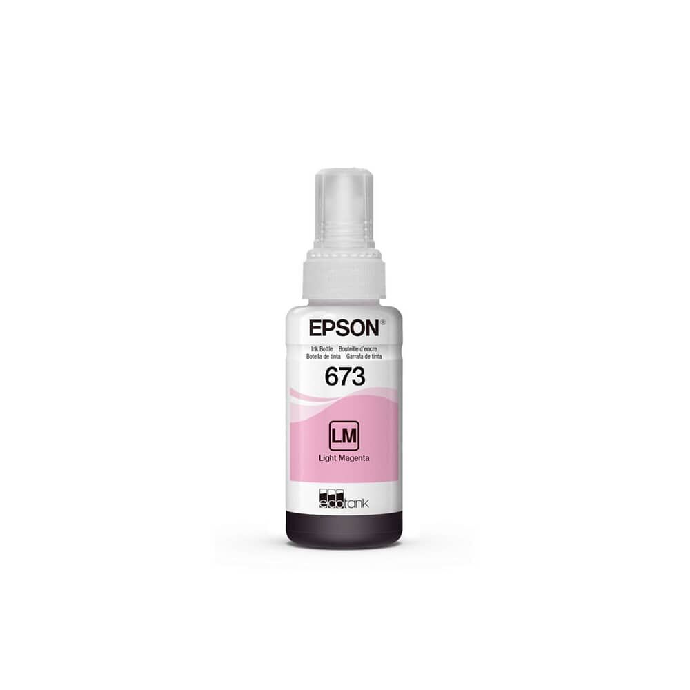 Tinta Botella Epson T673 Ecotank 70ml Magenta Claro image number 1.0