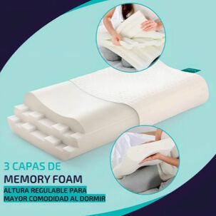 Almohada Viscoelastica Altura Ajustable