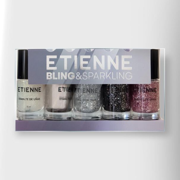 Set De Esmaltes Bling/sparkling Etienne