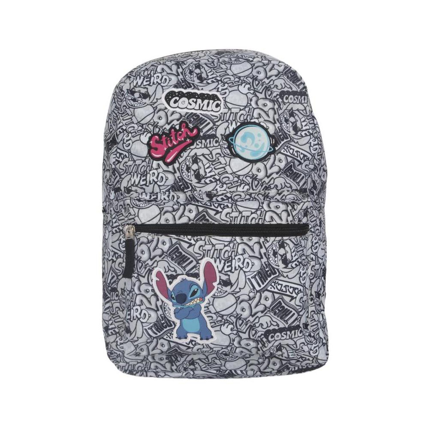 Mochila Juvenil Stitch Parches (3 Dise&ntilde;os) image number 2.0