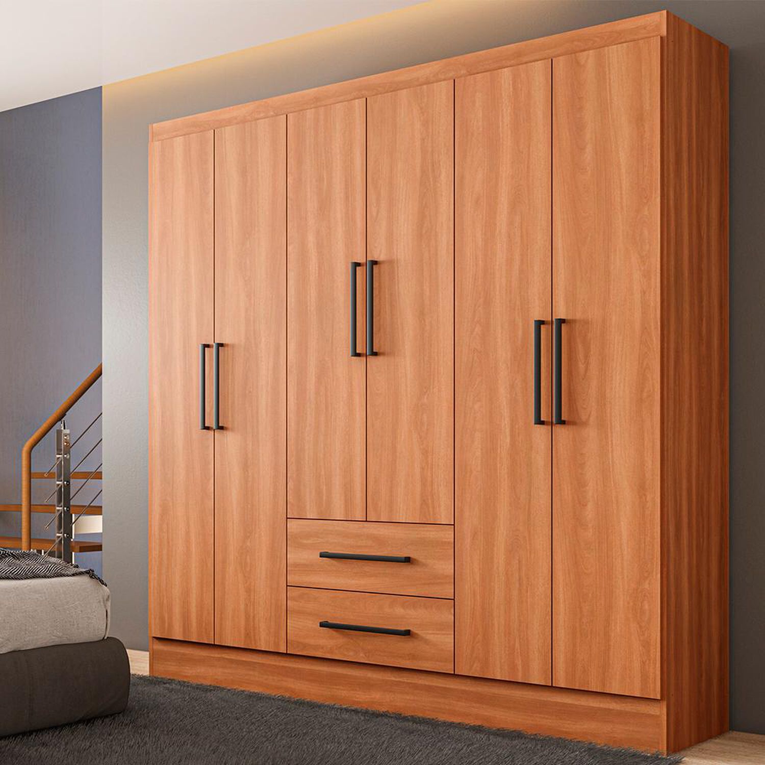 Cl&oacute;set Roca Closet Ambar / 6 Puertas / 2 Cajones image number 3.0