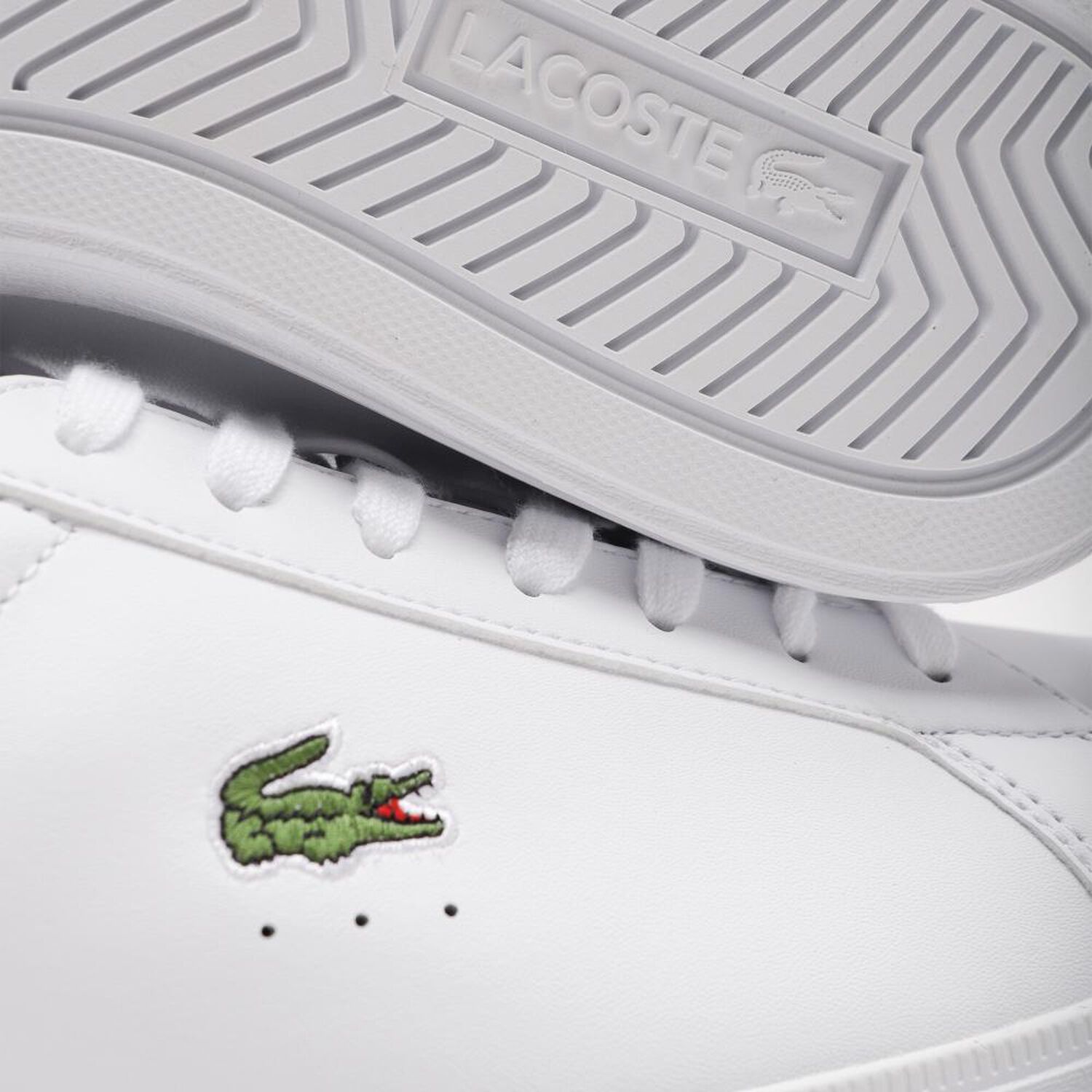 Zapatilla Urbana Hombre Lacoste Court Cage Blanco image number 5.0
