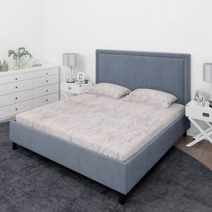 Juego De S&aacute;banas Nautica 4 Piezas Microfibra King Tonos Beige