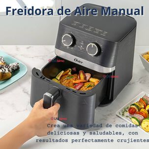 Oster Freidora De Aire Manual, Recubrimiento Oster Diamondforce, 4l De Capacidad, Con Controles De Tiempo Y Temperatura, Ckstaf401mdf + 300 Forros De