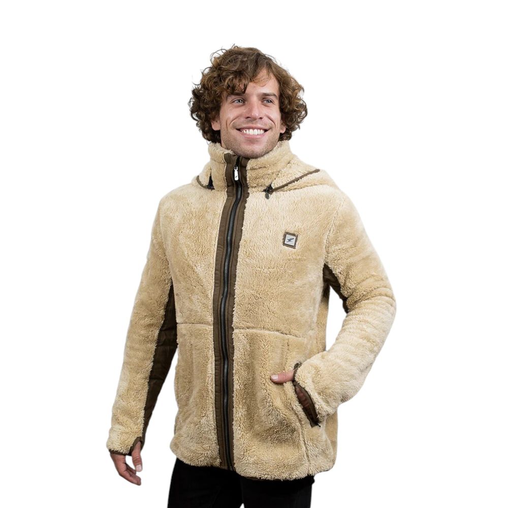 Chaqueta Shaggy Lander Taupe Hombre Falcone image number 1.0