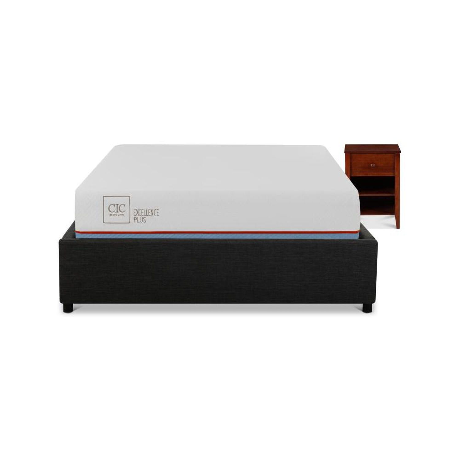 Cama Ba&uacute;l Cic Excellence Plus / 1.5 Plazas / Base Normal + Velador image number 0.0
