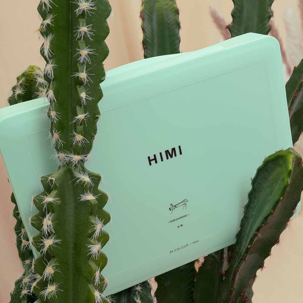 Set Miya Gouache 24 Colores / 30gr Sin Pinceles Verde image number 4.0