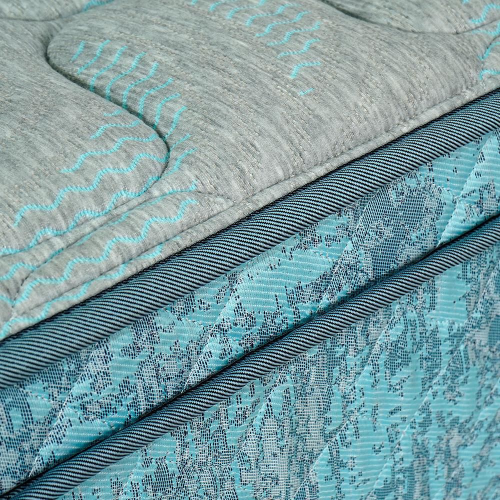 Cama Europea Celta Castello / 2 Plazas / Base Normal + Respaldo image number 2.0