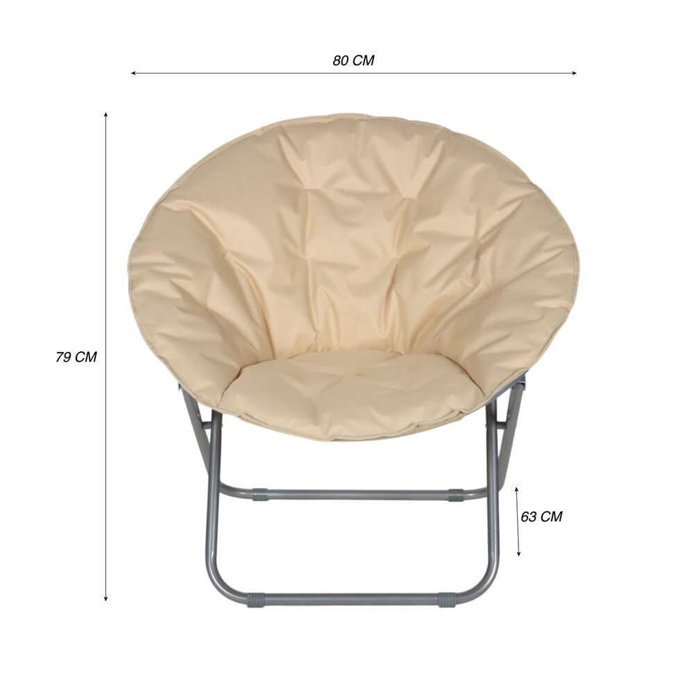Silla Plegable Camping Maihue Beige image number 2.0