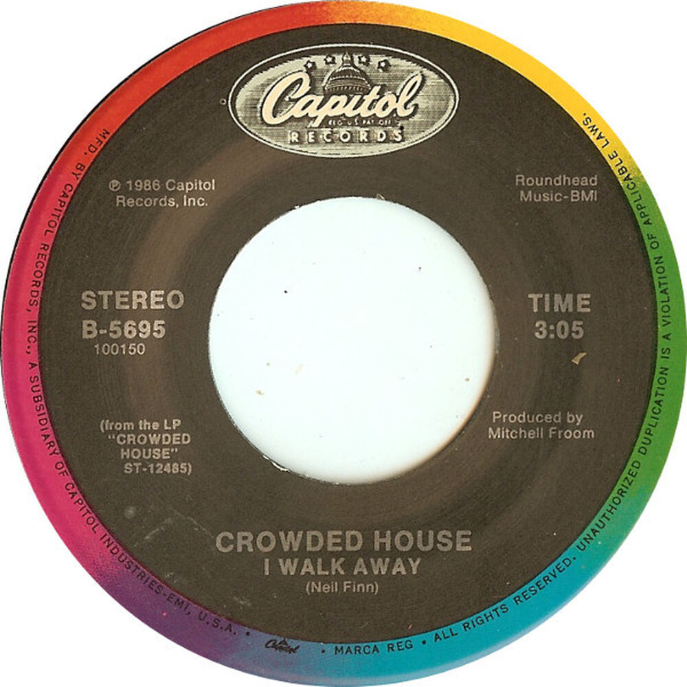 Crowded House - Something So Strong | 7" Single Vinilo Usado image number 2.0
