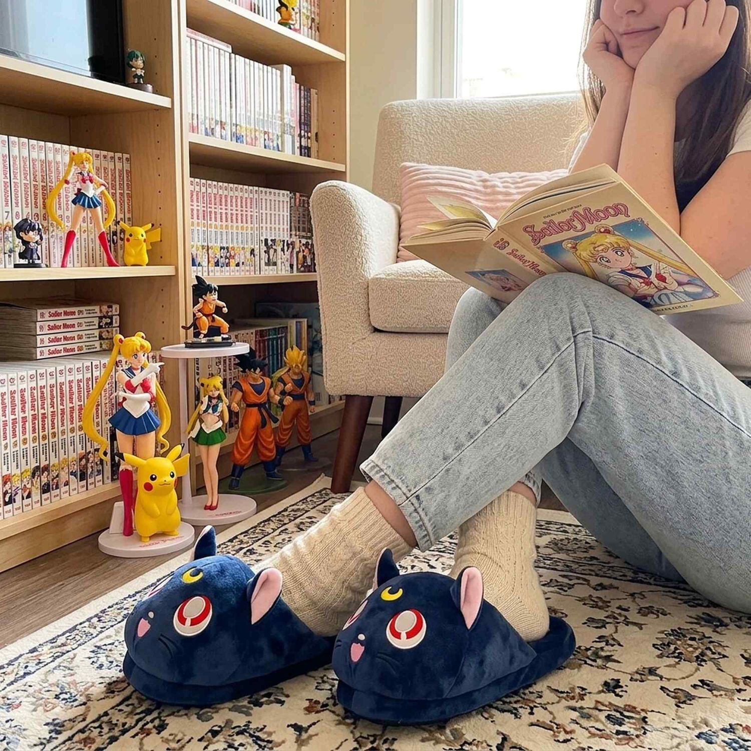 Pantuflas Sailor Moon O Gatita Luna Kawaii image number 2.0