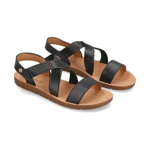 Sandalia Mujer Via Uno Black