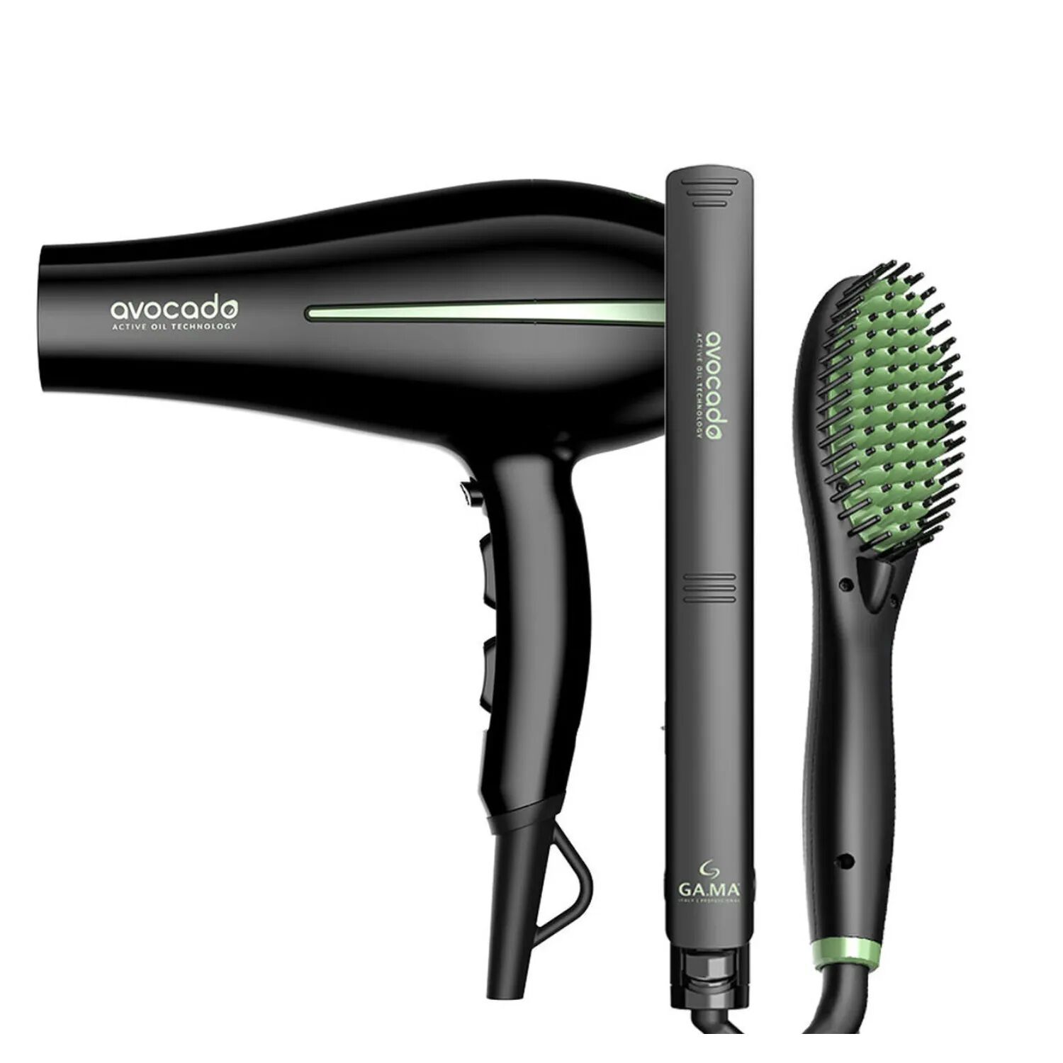 Kit Triple Secador Bora + Alisador + Cepillo Secador Avocado Gama 2200w - 230c - 200c image number 5.0