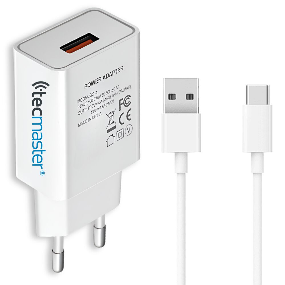Cargador Usb-c Quick Charge Smart Line 3a 18w Sec Tm-200516 image number 0.0