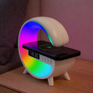 Parlante Bluetooth Mlab My Lil G 5en1 Rgb Reloj Cargador