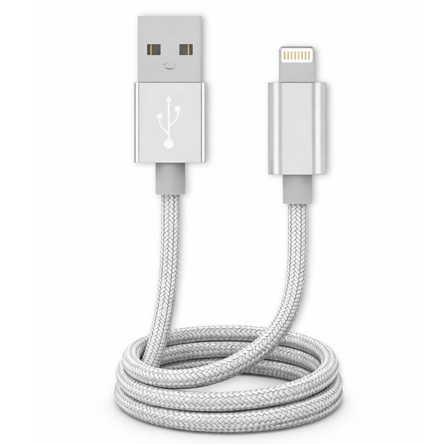 Cable De Datos Fujitel Lightning Acordonado 1m Para Carplay image number 0.0