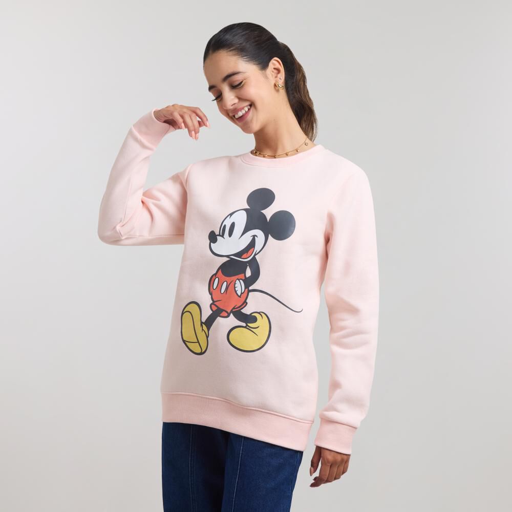 Polerón Mickey Regular Cuello Redondo Mujer Freedom image number 2.0