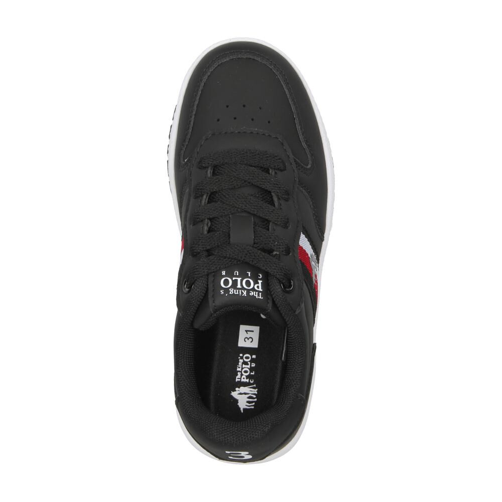 Zapatilla Urbana Niño The King's Polo Club Black image number 4.0