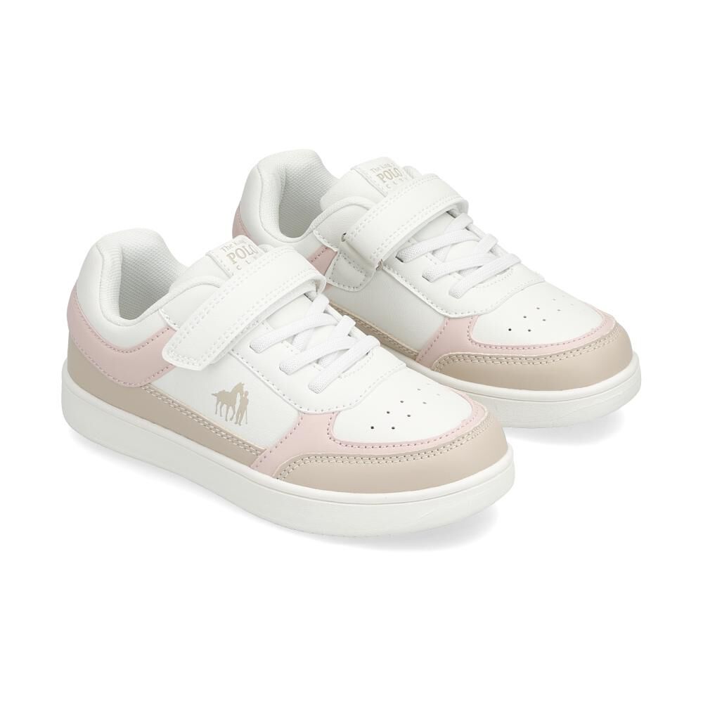 Zapatilla Infantil Niña The King's Polo Club Pink image number 1.0