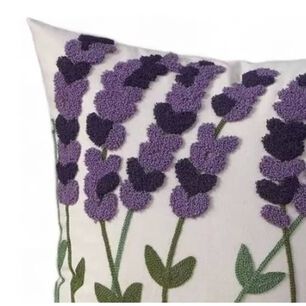 Funda Bordada Para Cojin 45x45cm Cierre Oculto Algodon