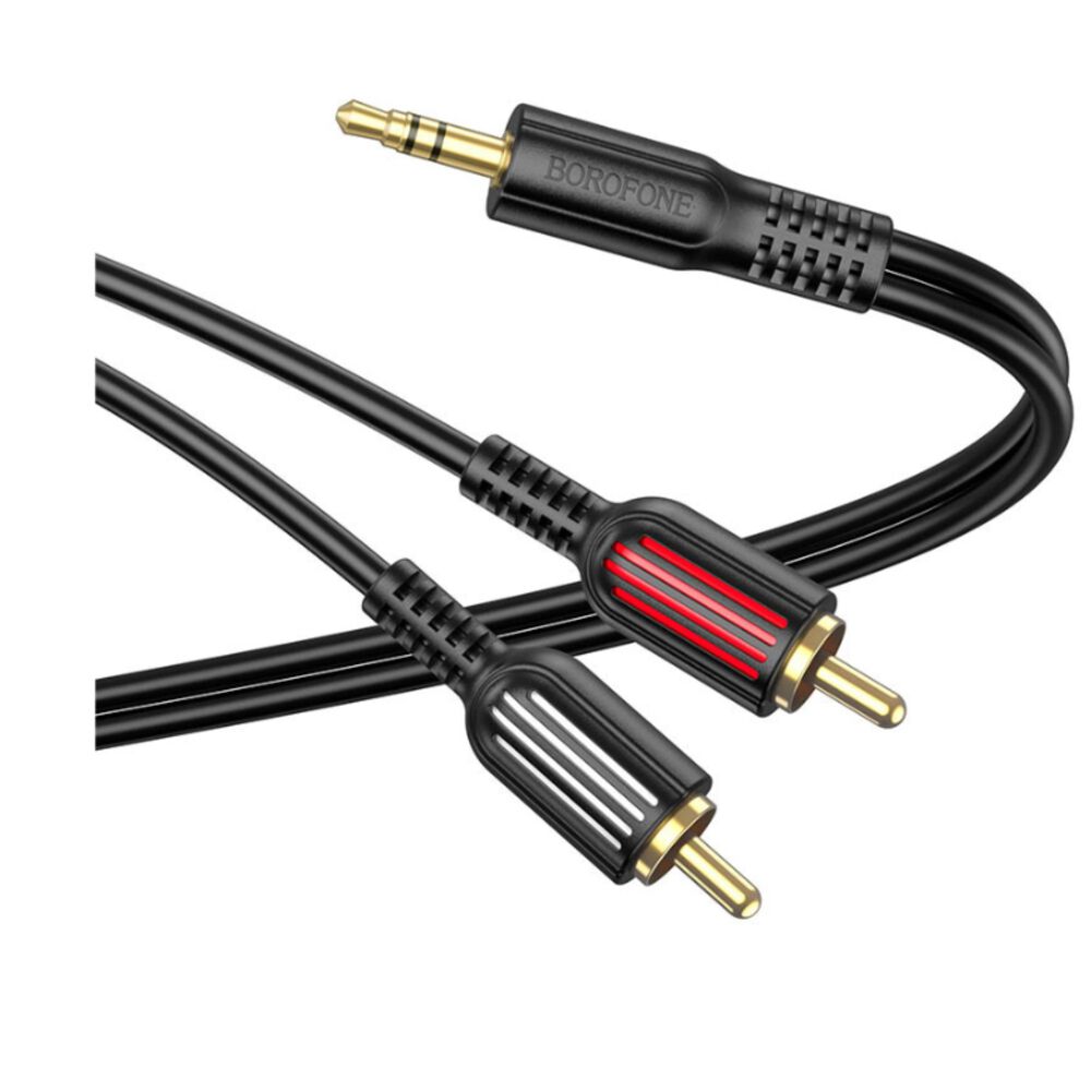 Cable Aux Audio Bl11 3,5mm A Doble Rca Borofone image number 1.0