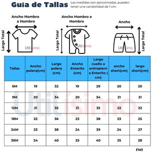 Set 3 Piezas Conjunto Con Enterito Bebe Ni&ntilde;o Tedmimak 100% Algod&oacute;n Rayas Azules