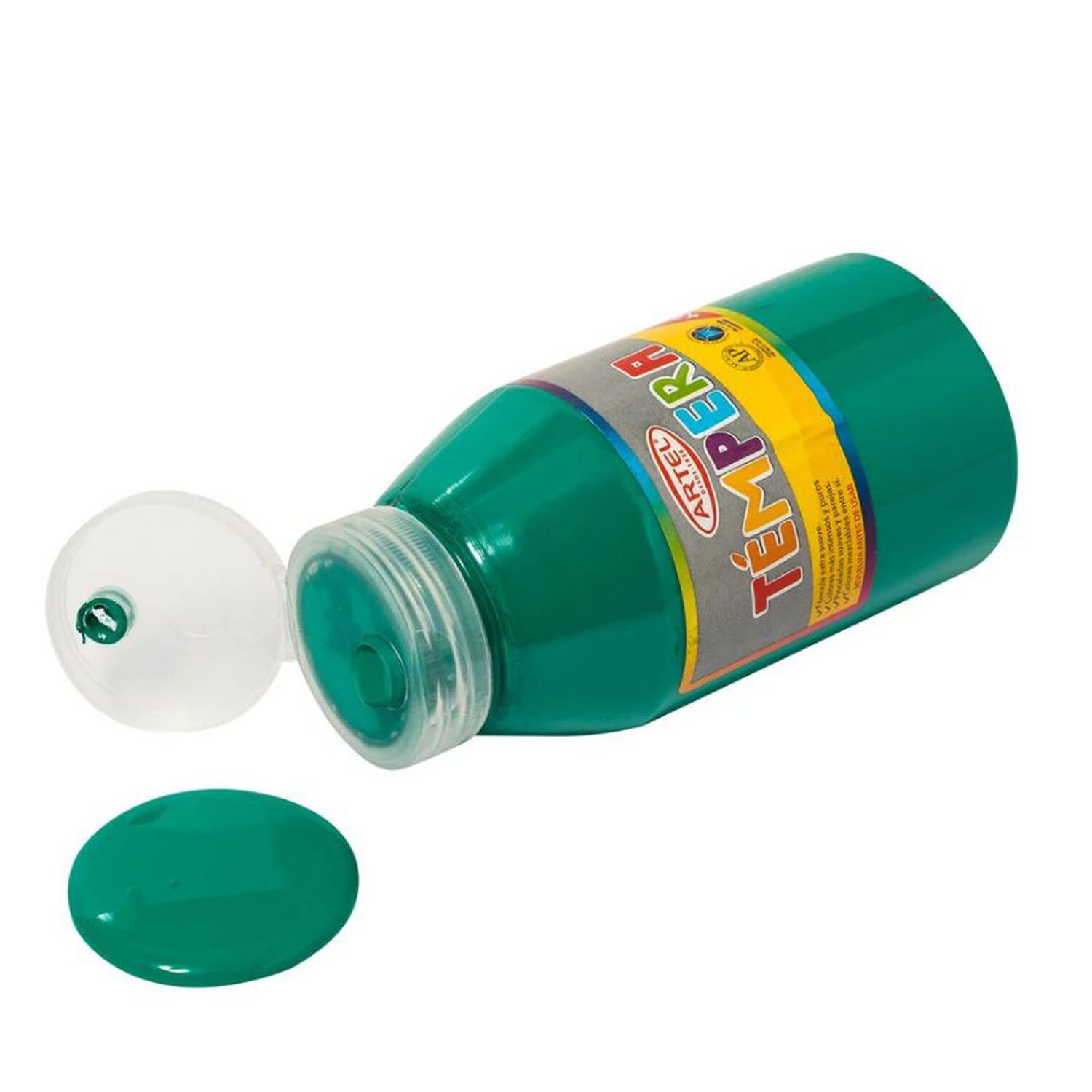 Frasco 250 Ml Tempera Verde Oscuro 54 image number 1.0